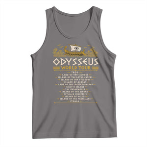 Odysseus World Tour Epic Journey Tank Top Funny Greek Mythology Odyssey History Gift