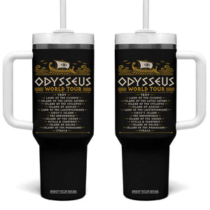 Odysseus World Tour Epic Journey Tumbler With Handle Funny Greek Mythology Odyssey History Gift