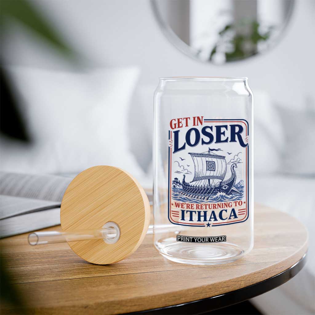 Funny Odysseus Journey Epic Odyssey Parody Glass Can Retro Get In Loser Returning To Ithaca Greek Mythology Meme