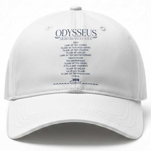 Odysseus Mediterranean Tour Baseball Cap Funny Greek Mythology Ancient History Graphic