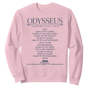 Odysseus Mediterranean Tour Sweatshirt Funny Greek Mythology Ancient History Graphic