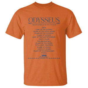 Odysseus Mediterranean Tour T Shirt Funny Greek Mythology Ancient History Graphic