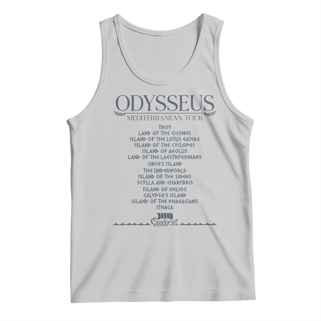 Odysseus Mediterranean Tour Tank Top Funny Greek Mythology Ancient History Graphic