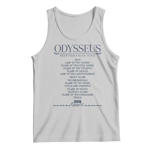 Odysseus Mediterranean Tour Tank Top Funny Greek Mythology Ancient History Graphic