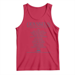 Odysseus Mediterranean Tour Tank Top Funny Greek Mythology Ancient History Graphic