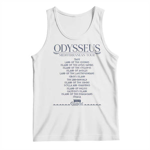 Odysseus Mediterranean Tour Tank Top Funny Greek Mythology Ancient History Graphic