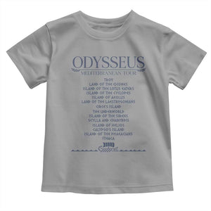 Odysseus Mediterranean Tour Toddler T Shirt Funny Greek Mythology Ancient History Graphic