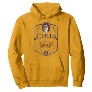 Circes BBQ Funny Greek Mythology Dark Humor Hoodie Slow Smoked Legendary Flavor Odysseus Pigs Odyssey Parody