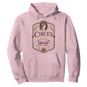 Circes BBQ Funny Greek Mythology Dark Humor Hoodie Slow Smoked Legendary Flavor Odysseus Pigs Odyssey Parody