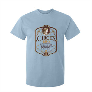 Circes BBQ Funny Greek Mythology Dark Humor T Shirt For Kid Slow Smoked Legendary Flavor Odysseus Pigs Odyssey Parody