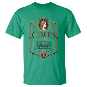 Circes BBQ Funny Greek Mythology Dark Humor T Shirt Slow Smoked Legendary Flavor Odysseus Pigs Odyssey Parody