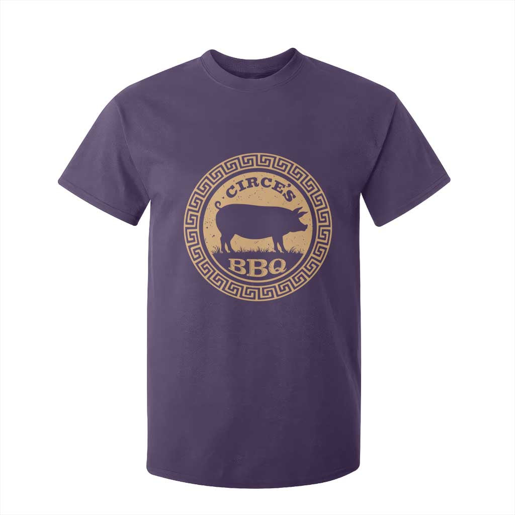 Circes BBQ Ancient Greek Mythology Dark Humor T Shirt For Kid Odysseus Pigs Odyssey Parody History Lover Gift