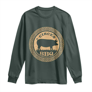 Circes BBQ Ancient Greek Mythology Dark Humor Long Sleeve Shirt Odysseus Pigs Odyssey Parody History Lover Gift
