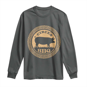 Circes BBQ Ancient Greek Mythology Dark Humor Long Sleeve Shirt Odysseus Pigs Odyssey Parody History Lover Gift