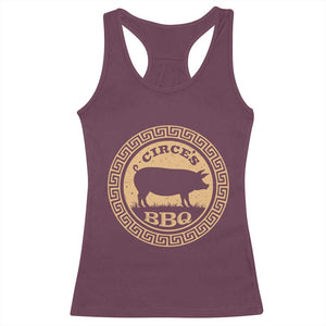 Circes BBQ Ancient Greek Mythology Dark Humor Racerback Tank Top Odysseus Pigs Odyssey Parody History Lover Gift