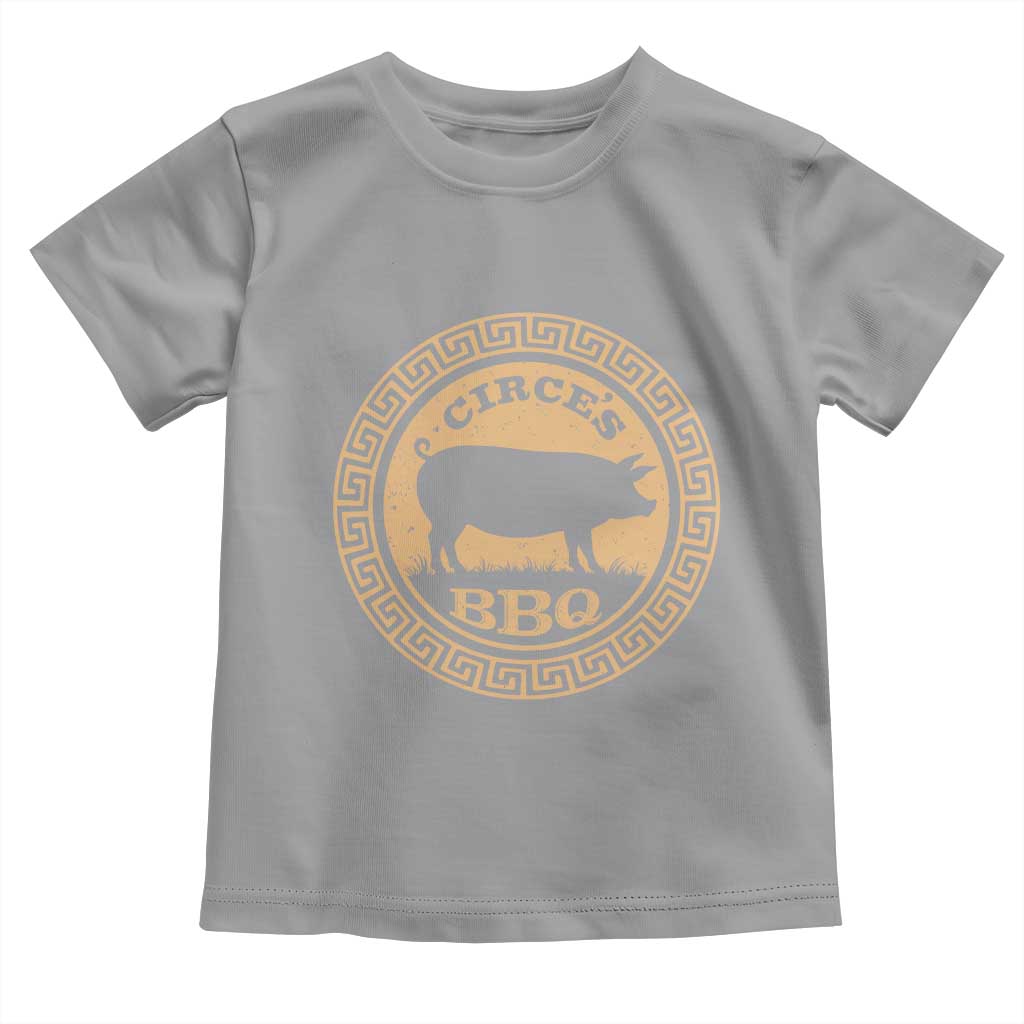 Circes BBQ Ancient Greek Mythology Dark Humor Toddler T Shirt Odysseus Pigs Odyssey Parody History Lover Gift
