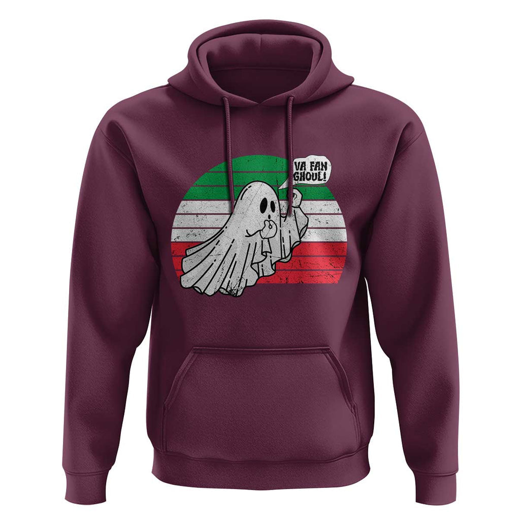 Italian Ghost Hoodie Va Fan Ghoul Retro Funny Halloween TS02 Maroon Print Your Wear