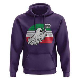 Italian Ghost Hoodie Va Fan Ghoul Retro Funny Halloween TS02 Purple Print Your Wear