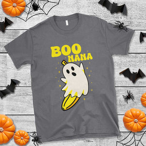 Boonana Funny Banana Ghost Halloween Costume Banana Lover T Shirt TS02 Charcoal Print Your Wear
