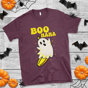Boonana Funny Banana Ghost Halloween Costume Banana Lover T Shirt TS02 Maroon Print Your Wear