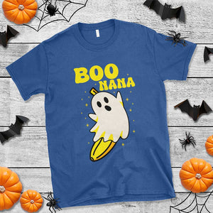 Boonana Funny Banana Ghost Halloween Costume Banana Lover T Shirt TS02 Royal Blue Print Your Wear