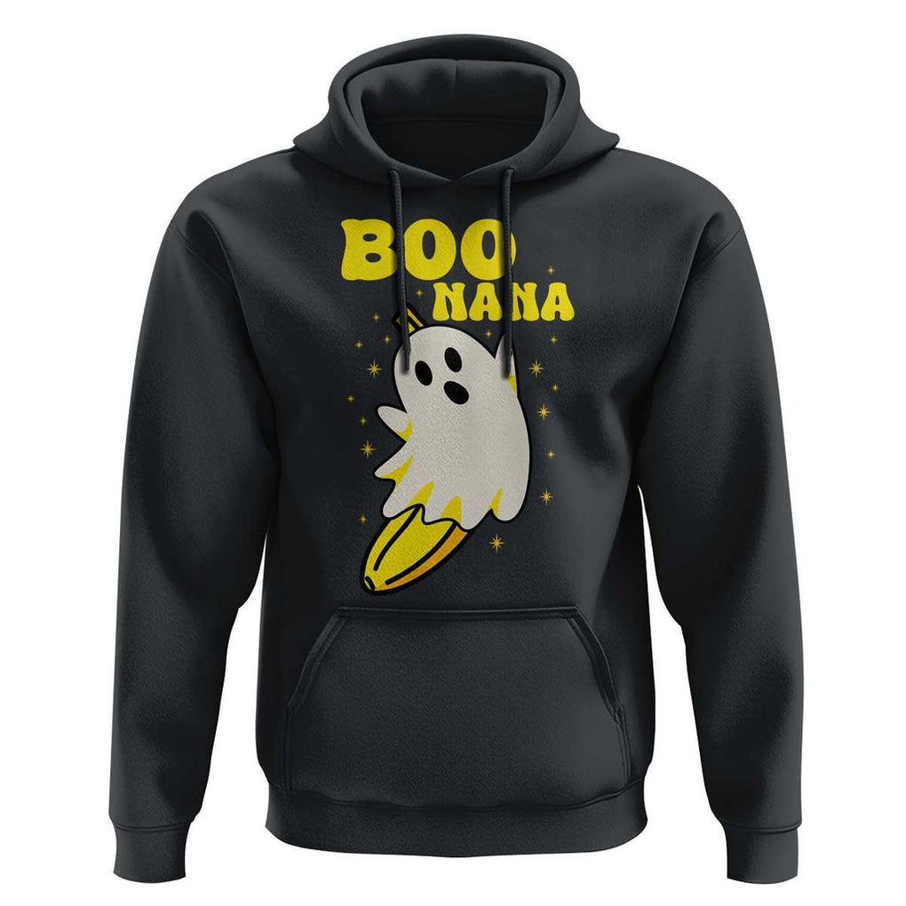 Boonana Funny Banana Ghost Halloween Costume Banana Lover Hoodie TS02 Black Print Your Wear