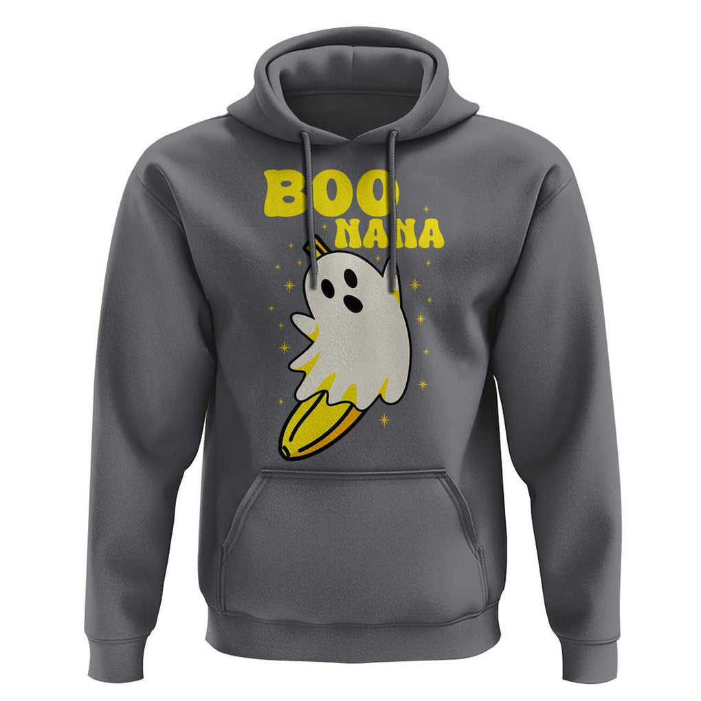 Boonana Funny Banana Ghost Halloween Costume Banana Lover Hoodie TS02 Charcoal Print Your Wear