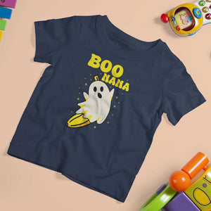 Boonana Funny Banana Ghost Halloween Costume Banana Lover T Shirt For Kid TS02 Navy Print Your Wear
