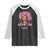 Breast Cancer Awareness Raglan Shirt Black Afro Woman Support Squad Pink Ribbon Sunflower TS02 Black White Print Your Wear