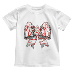 Coquette Bow Christmas Tree Cake Baby Shirt Xmas Vibes TS02 White Print Your Wear
