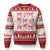 Vintage Pink Christmas Coquette Bow Ugly Christmas Sweater Santa Claus Festive Xmas Vibe TS02 Red Print Your Wear