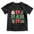 Christmas Tree Retro Coquette Bow Baby Shirt Santa Claus Candy Festive Xmas Vibes TS02 Black Print Your Wear