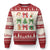 Christmas Tree Retro Coquette Bow Ugly Christmas Sweater Santa Claus Candy Festive Xmas Vibes TS02 Red Print Your Wear
