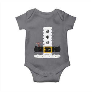 Santa Claus Suit Costume Baby Onesie Retro Festive Christmas Vibe TS02 Charcoal Print Your Wear