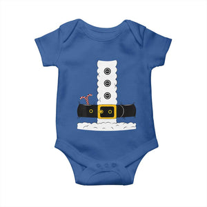 Santa Claus Suit Costume Baby Onesie Retro Festive Christmas Vibe TS02 Royal Blue Print Your Wear