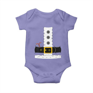 Santa Claus Suit Costume Baby Onesie Retro Festive Christmas Vibe TS02 Violet Print Your Wear