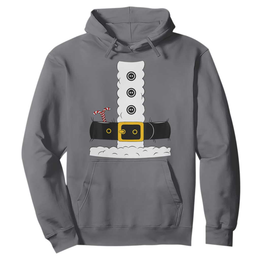Santa Claus Suit Costume Hoodie Retro Festive Christmas Vibe TS02 Charcoal Print Your Wear