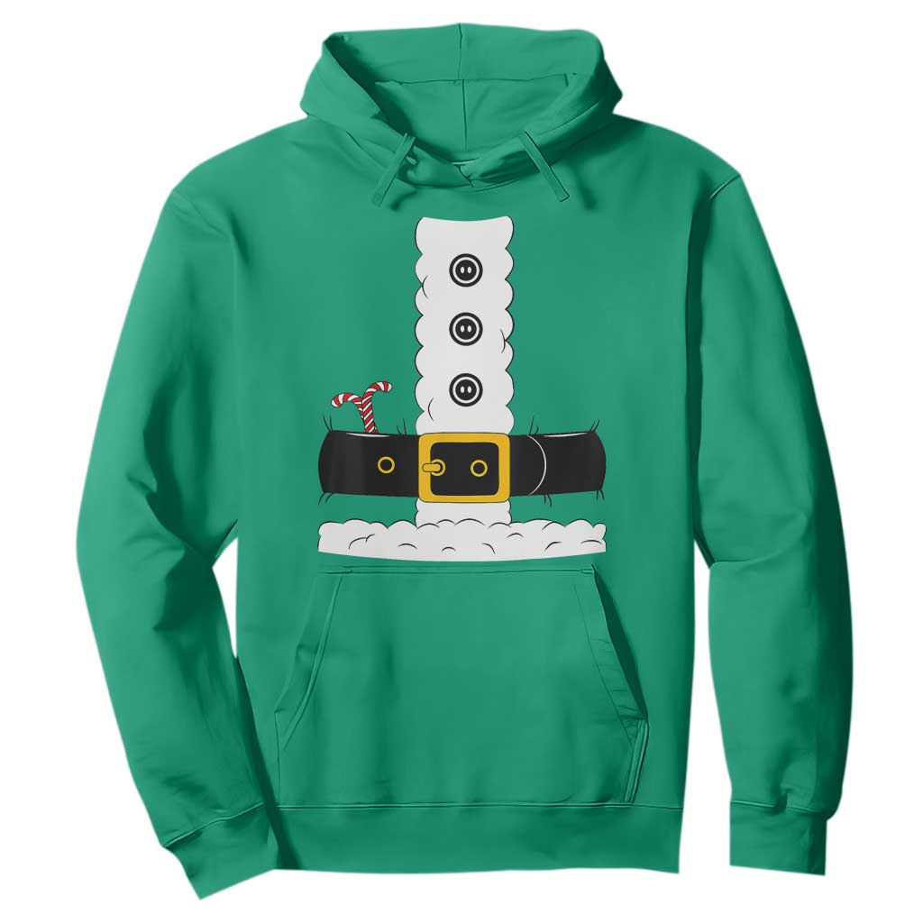Santa Claus Suit Costume Hoodie Retro Festive Christmas Vibe TS02 Irish Green Print Your Wear