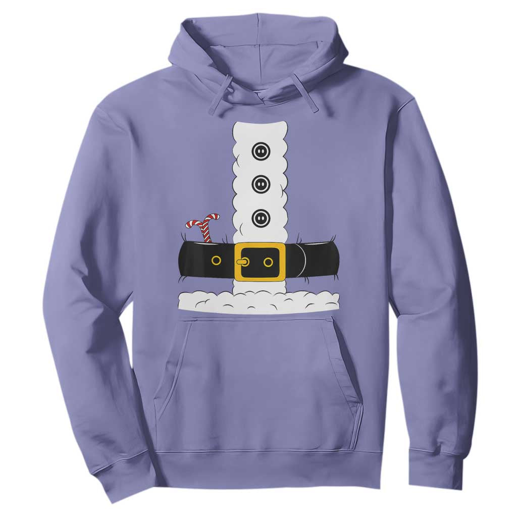Santa Claus Suit Costume Hoodie Retro Festive Christmas Vibe TS02 Violet Print Your Wear