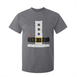 Santa Claus Suit Costume T Shirt For Kid Retro Festive Christmas Vibe TS02 Charcoal Print Your Wear