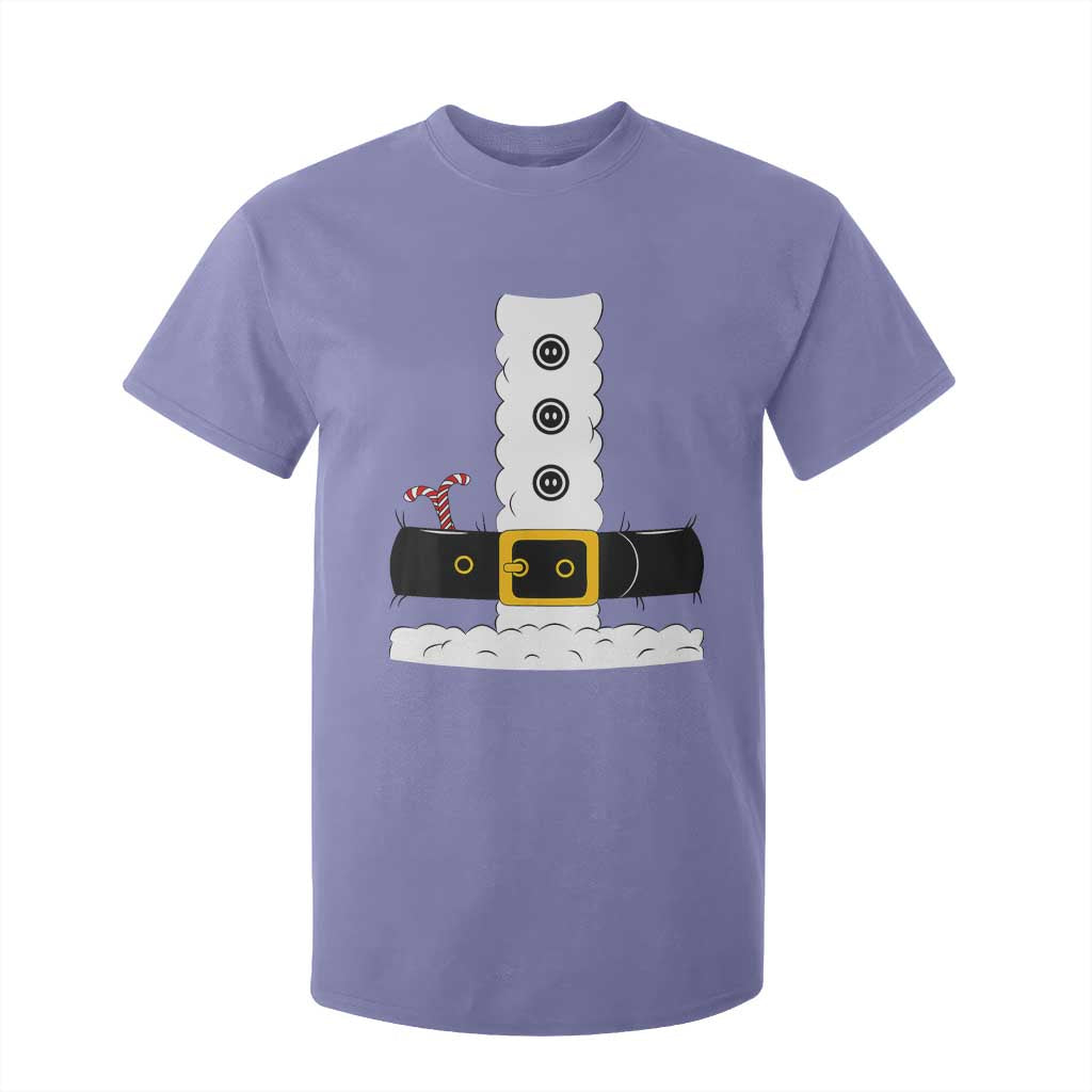 Santa Claus Suit Costume T Shirt For Kid Retro Festive Christmas Vibe TS02 Violet Print Your Wear