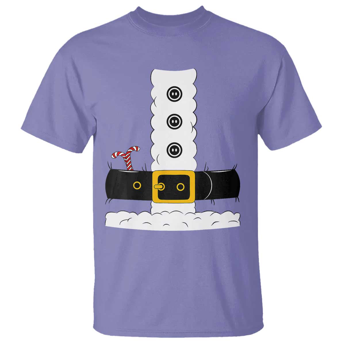 Santa Claus Suit Costume T Shirt Retro Festive Christmas Vibe TS02 Violet Print Your Wear