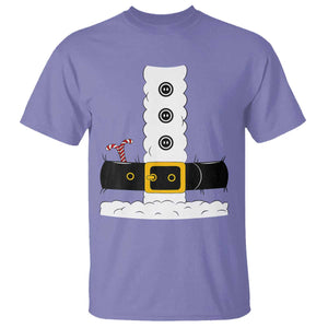 Santa Claus Suit Costume T Shirt Retro Festive Christmas Vibe TS02 Violet Print Your Wear