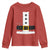 Santa Claus Suit Costume Youth Sweatshirt Retro Festive Christmas Vibe TS02 Red Print Your Wear