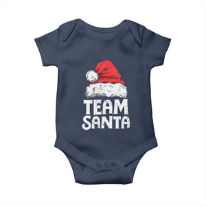 Team Santa Baby Onesie Christmas Squad Family Matching Pajamas TS02 Navy Print Your Wear