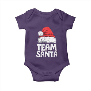 Team Santa Baby Onesie Christmas Squad Family Matching Pajamas TS02 Purple Print Your Wear