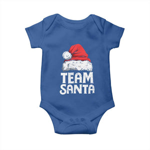 Team Santa Baby Onesie Christmas Squad Family Matching Pajamas TS02 Royal Blue Print Your Wear
