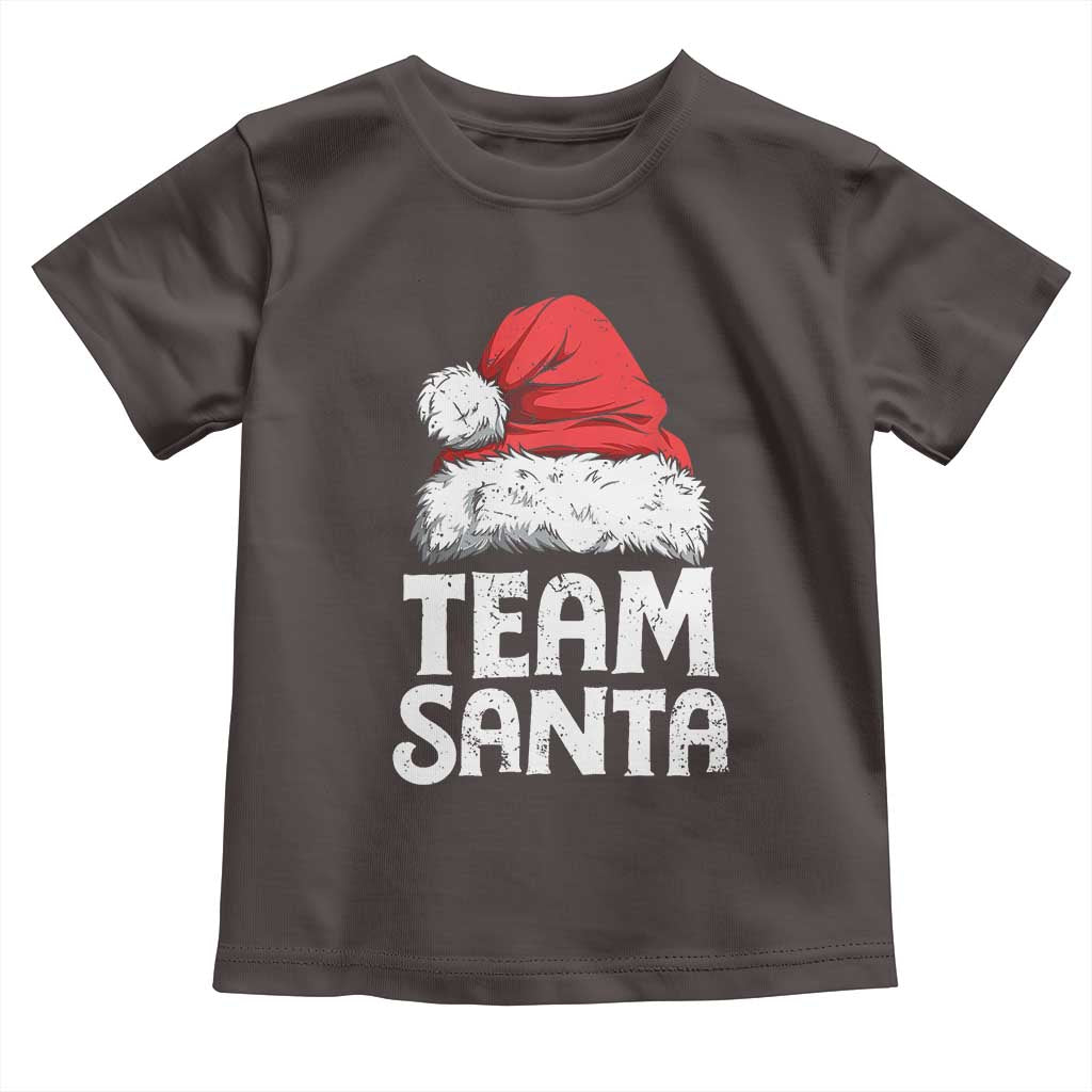 Team Santa Baby Shirt Christmas Squad Family Matching Pajamas TS02 Dark Chocolate Print Your Wear