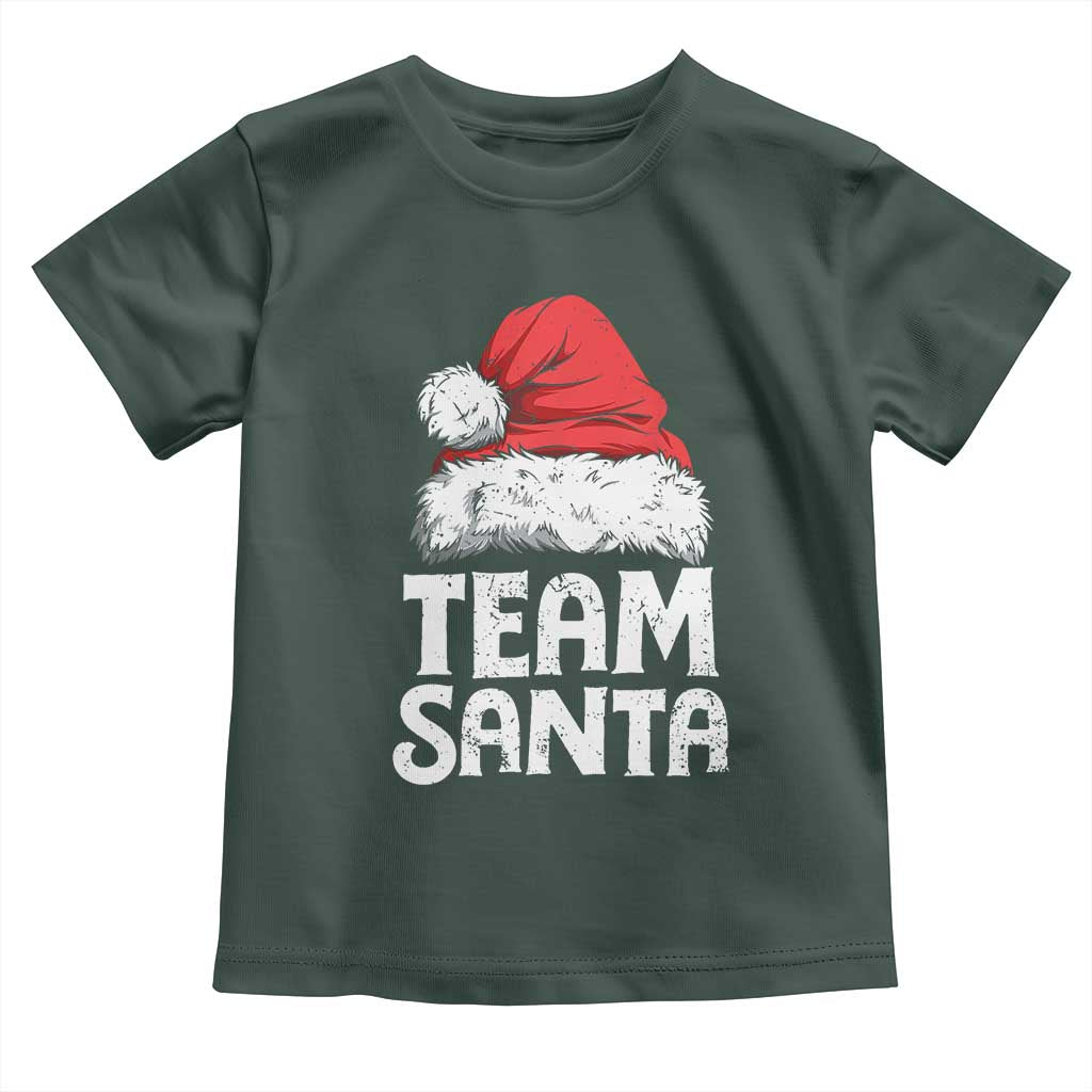 Team Santa Baby Shirt Christmas Squad Family Matching Pajamas TS02 Dark Forest Green Print Your Wear