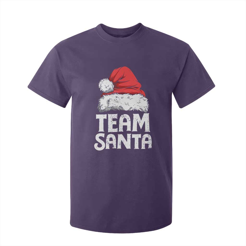 Team Santa T Shirt For Kid Christmas Squad Family Matching Pajamas TS02 Purple Print Your Wear